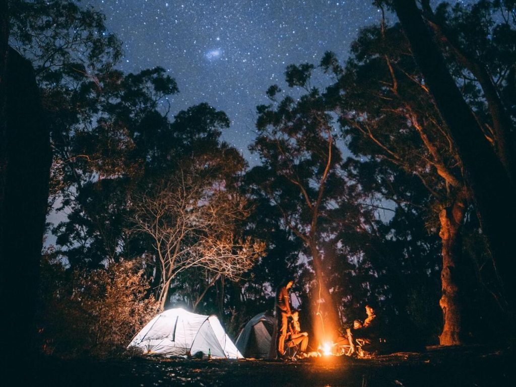 What is dispersed camping?