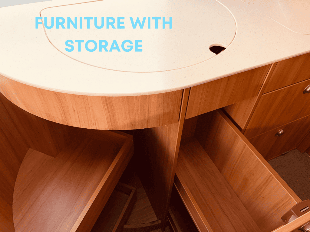 furniture with storage for rv