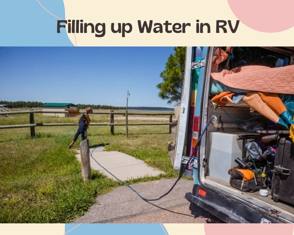 how to clean rv water tank