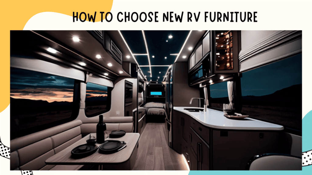 how to choose new rv furniture