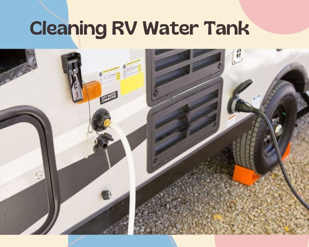 how to clean rv water tank